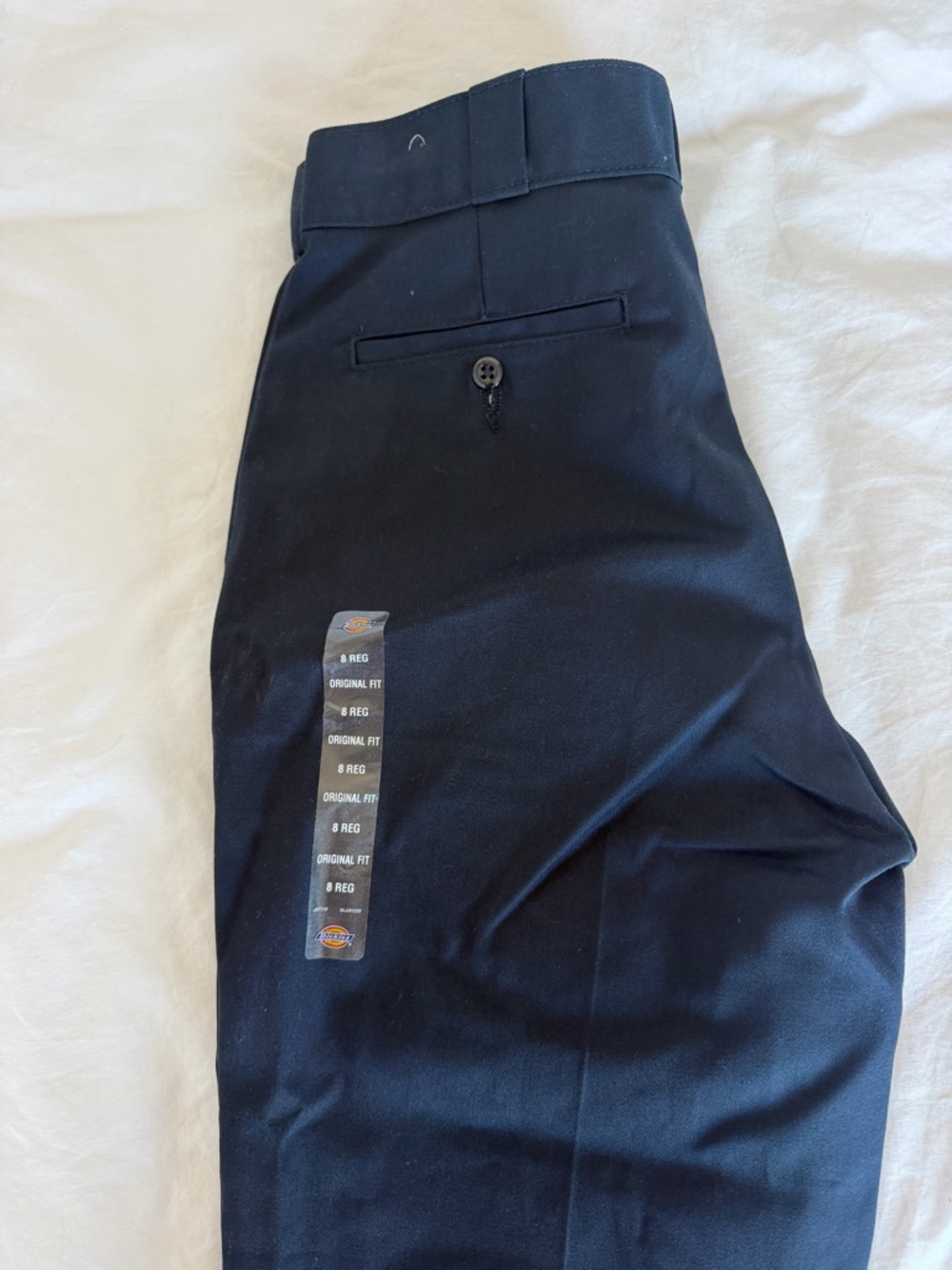 Dickies Women's Black High-Rise Straight Work Trousers - Picture 3 of 3